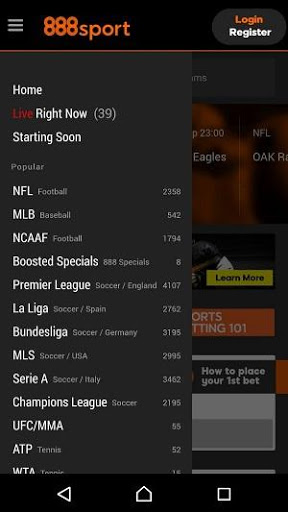 888sport android — страница приложения